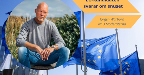 EU-kandidaten Jörgen Warborn svarar om snuset