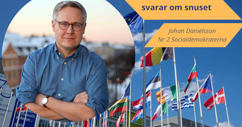 EU-kandidaten Johan Danielsson svarar om snuset