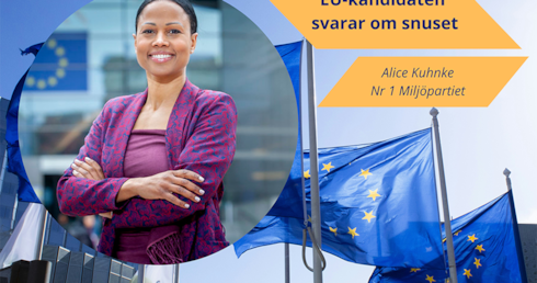 EU-kandidaten Alice Kuhnke svarar om snuset