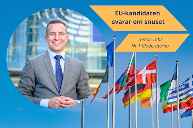 EU-kandidaten Tomas Tobé svarar om snuset