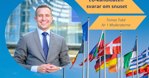 EU-kandidaten Tomas Tobé svarar om snuset