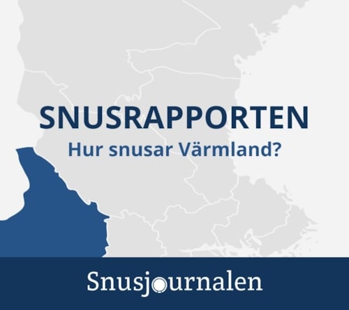 Så snusar värmland