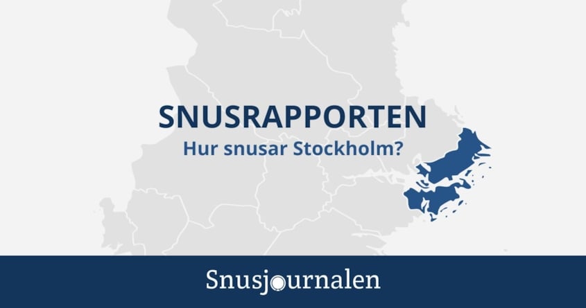Hur snusar Stockholm