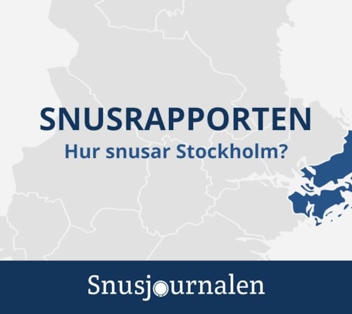 Hur snusar Stockholm