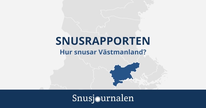 Hur snusar Västmanland