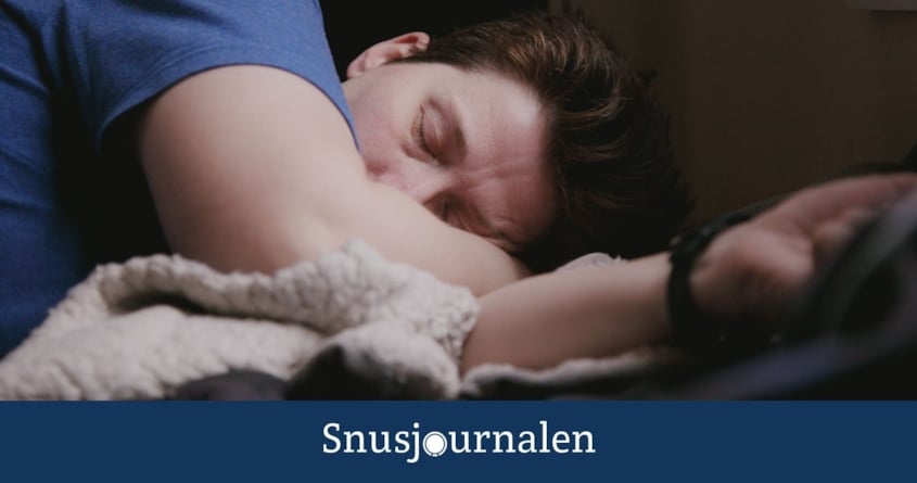 Så påverkas sömnen av snuset