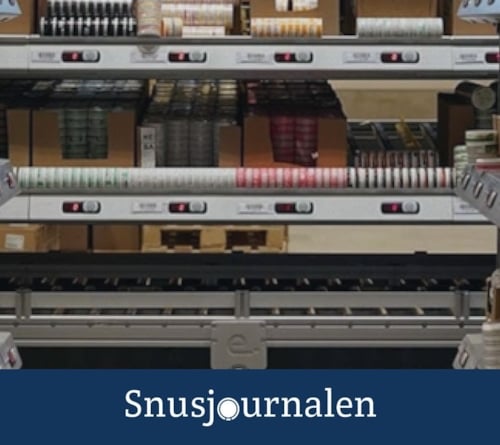 Snusbolagets lager bakom kulisserna