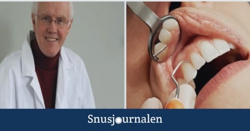 Munhälsa kopplat till snus uppmärksammas i TV4