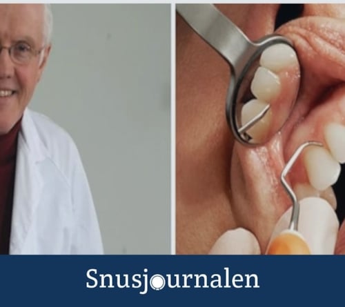 Munhälsa kopplat till snus uppmärksammas i TV4