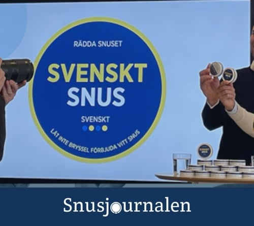 Snusjournalen på plats när Moderaterna presenterade sitt “snuspaket”