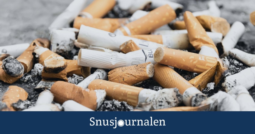 Bloomberg uppmärksammar Sveriges låga andel rökare