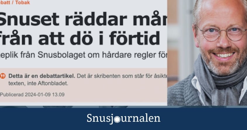 Snusbolaget i Aftonbladet Debatt