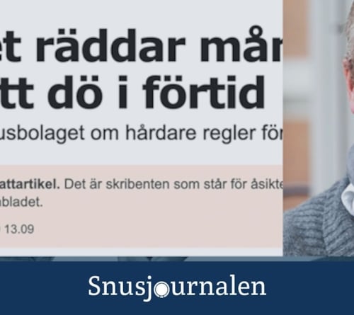 Snusbolaget i Aftonbladet Debatt