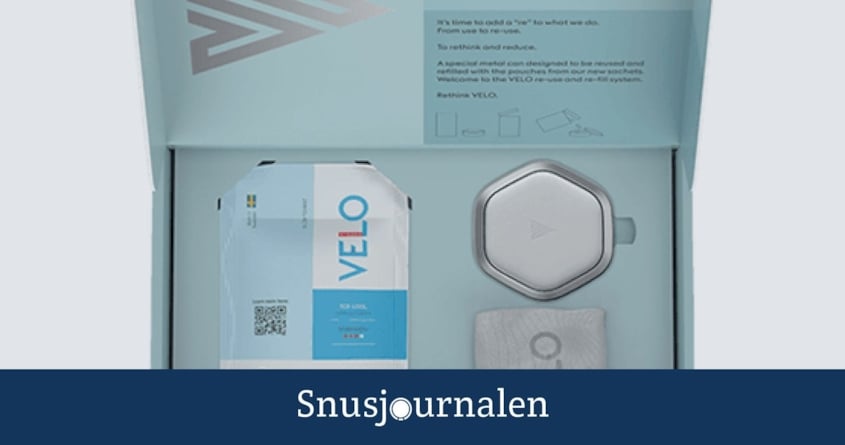 Velo släpper refilldosa