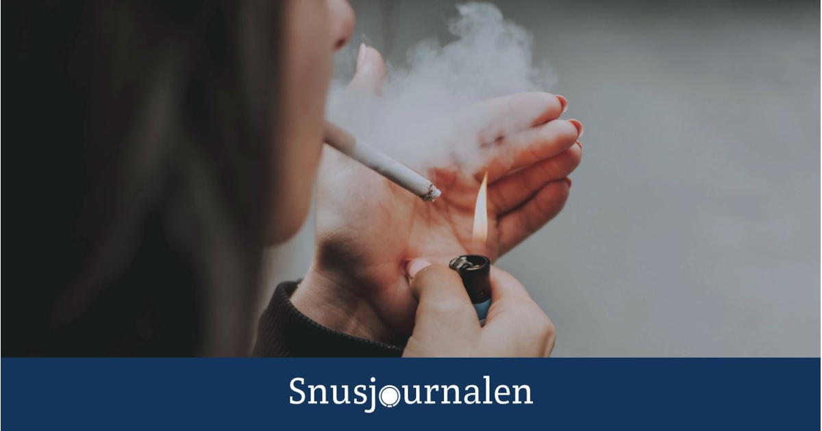 Tobaksfritt snus i jmfrelse med cigaretter