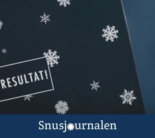 Julkalender snus utvärdering kunder 2022