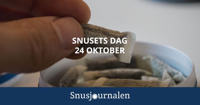 Dags att fira Snusets dag igen!