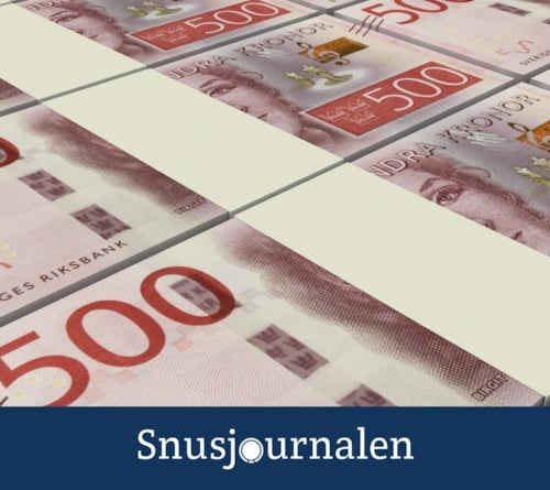 Skatten på snus - 50 miljoner mer ska in 2020