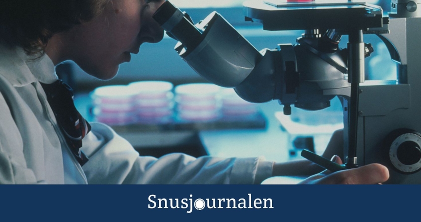 Snus och cancer - undersökning