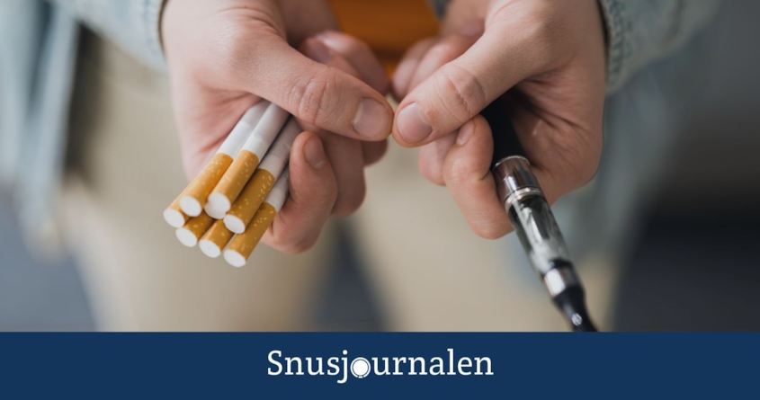 Utredning SBU översikt av nikotinprodukter