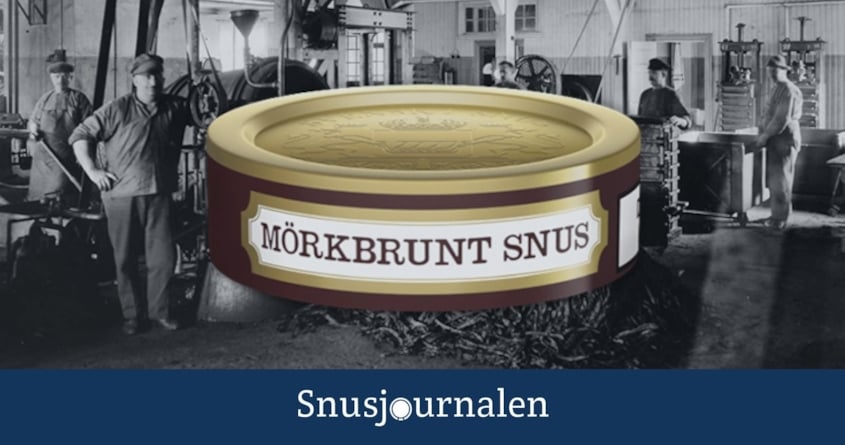 Mörkbrunt snus Swedish Match