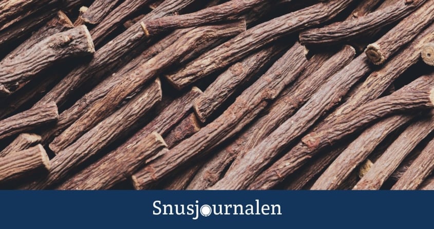 Snusets smak - lakrits