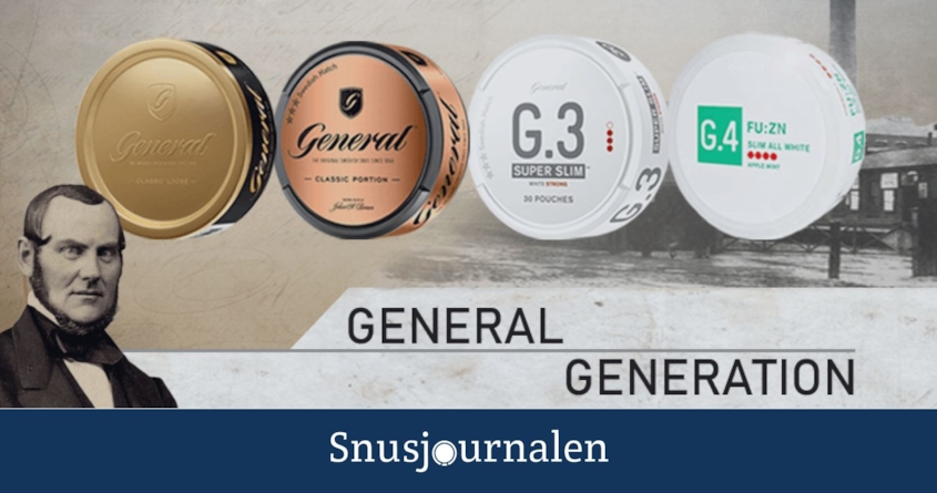 Fyra generationer av general snus