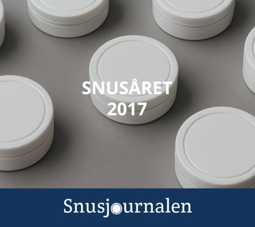 Snusåret 2017 resumé