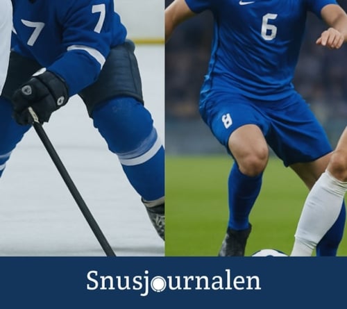Snus i fotboll och hockey