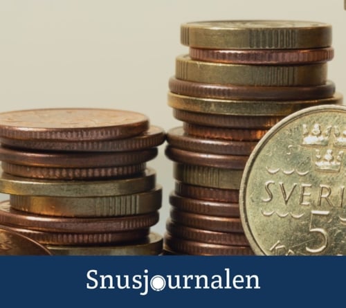 Snuspriser i Sverige sommaren 2017