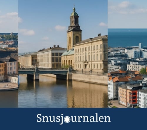 Snus i Stockholm, Göteborg och Malmö