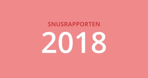 Nu är Snusrapporten 2018 här