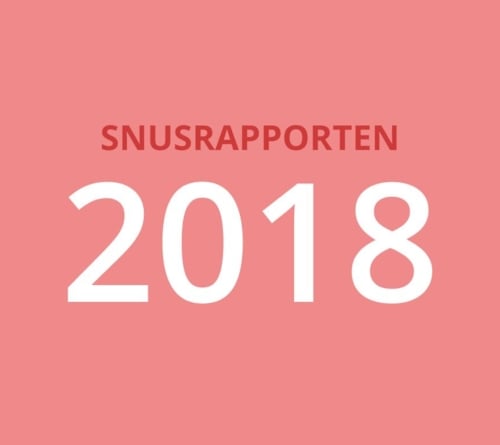 Nu är Snusrapporten 2018 här