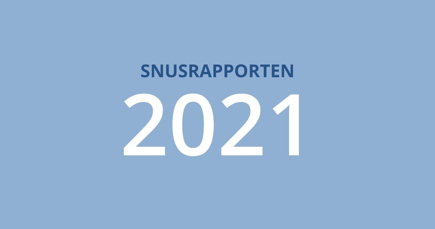 Snusåret 2021 - Så snusar svenskarna