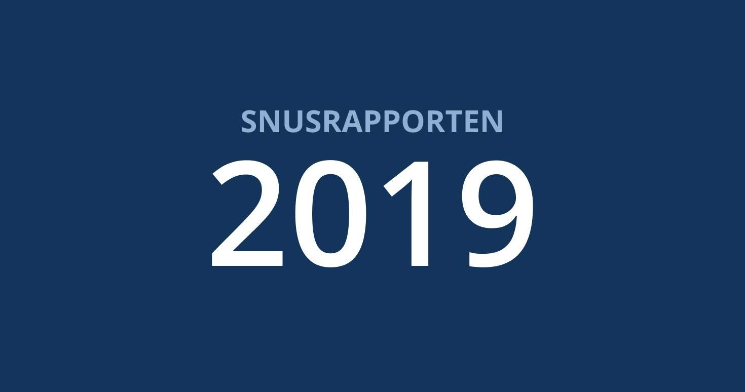 Snusåret 2019 - så snusar svenskarna