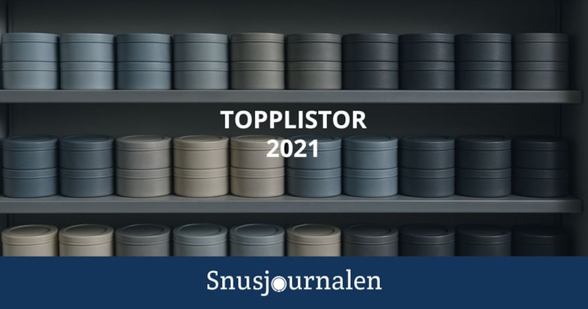 Snusrapporten topplistor 2021