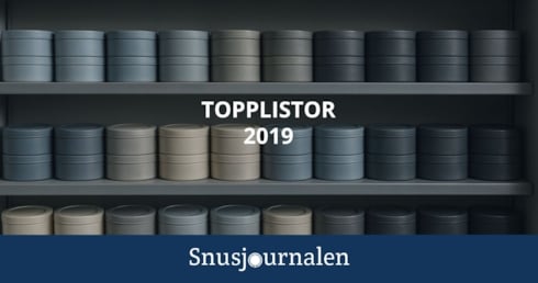Snusrapporten topplistor 2019