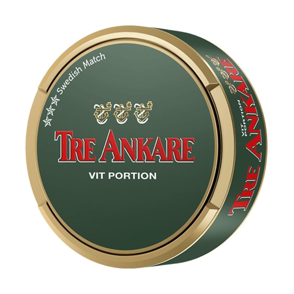 Tre ankare - första portionssnuset att lanseras