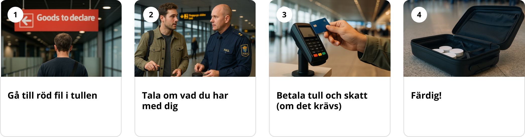 Ta med snus hem steg för steg