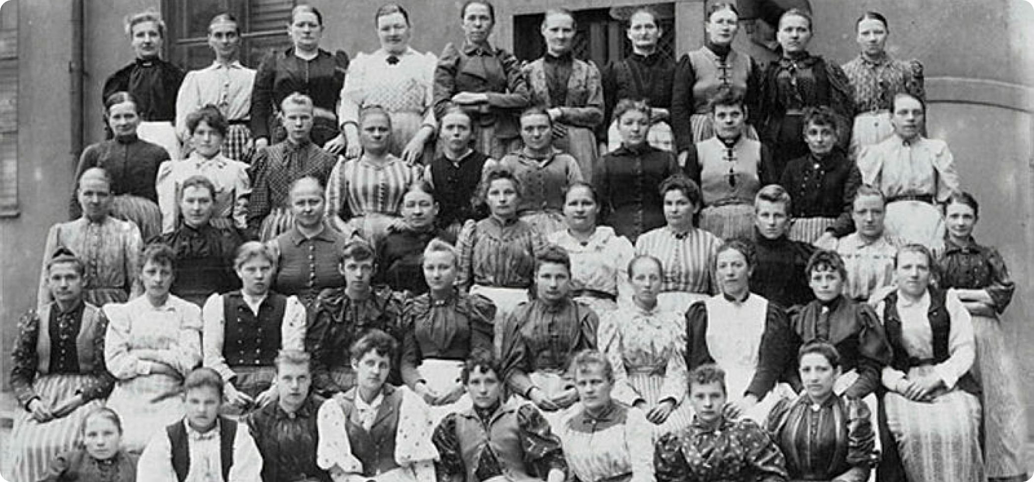 Tobaksarbeterskor W:Hellgren & Co fabrik