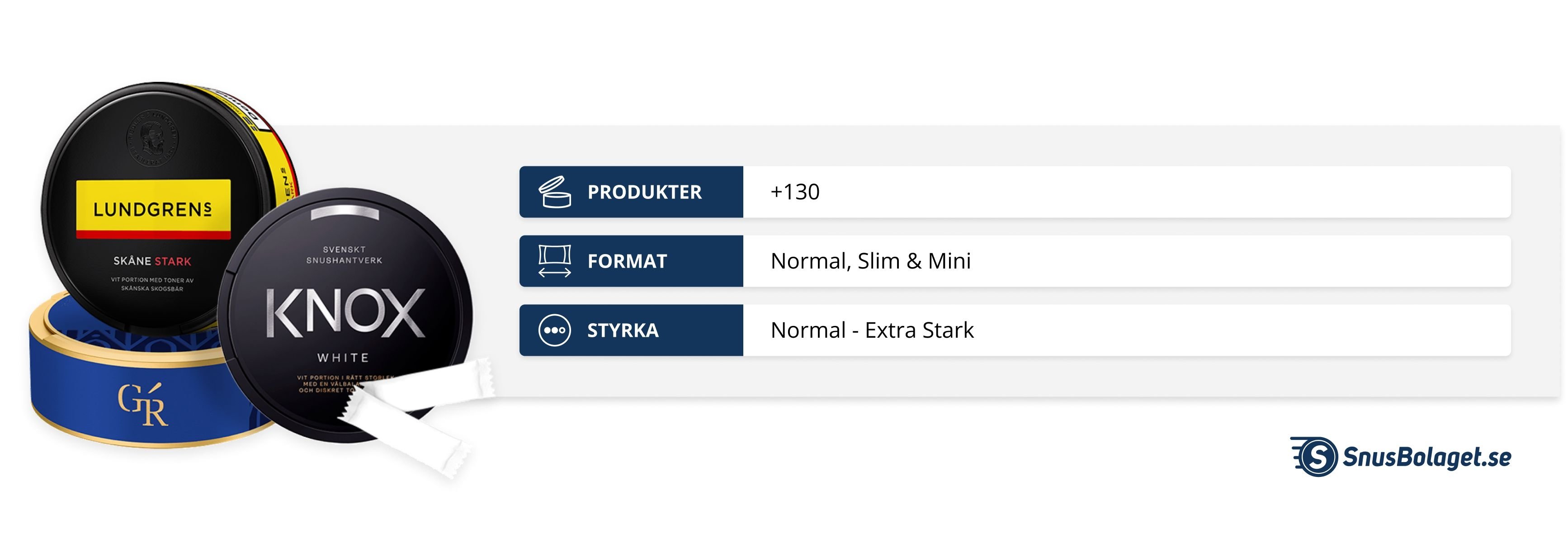 Vit portion snus