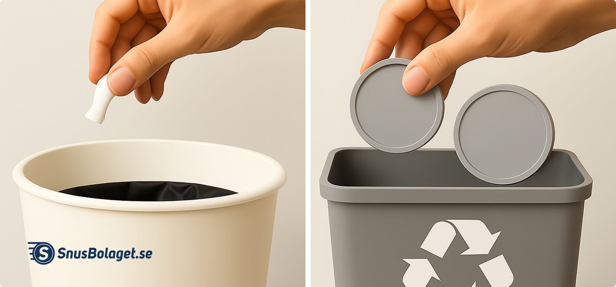 Så slänger du snuset rätt