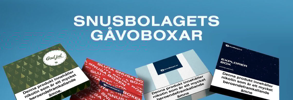 snusbolagets boxar