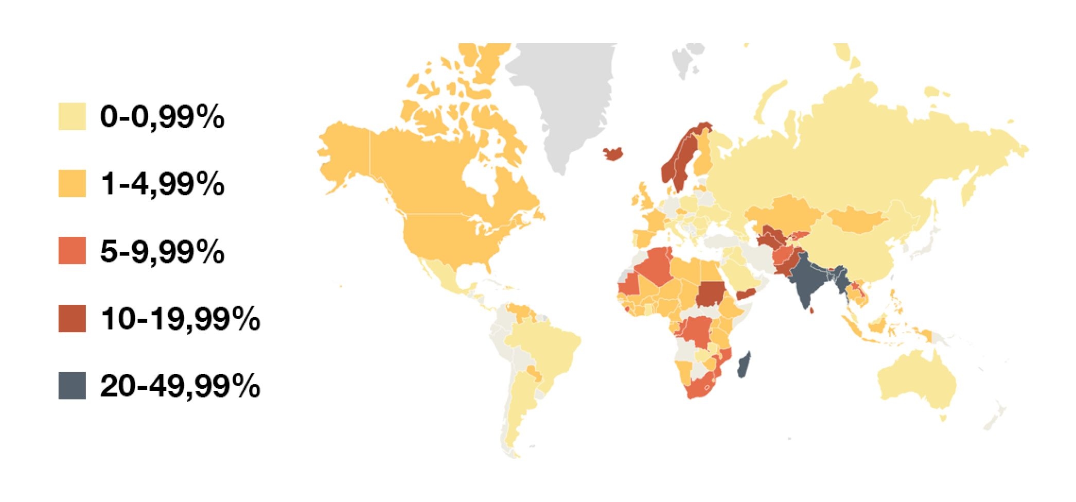 Snus i olika länder