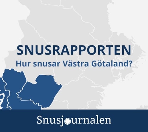 Så snusar västra götaland