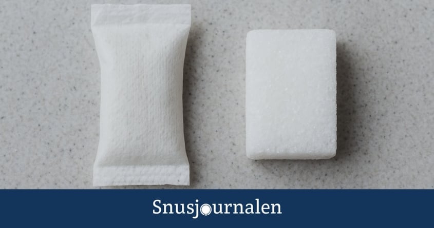 Vitt snus sötningsmedel