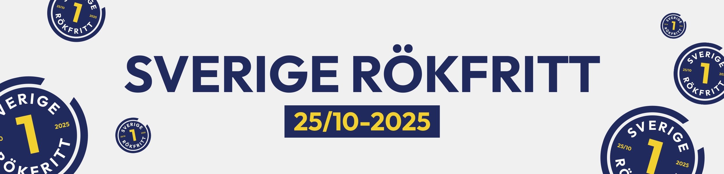 Sverige rökfritt 25/10 2025