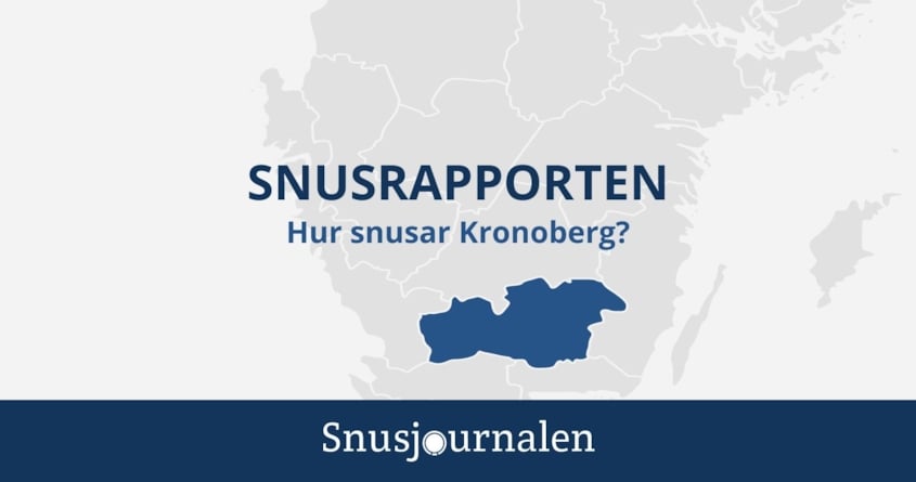 Så snusar Kronobergs län