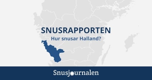 Så snusar Hallands län 2025