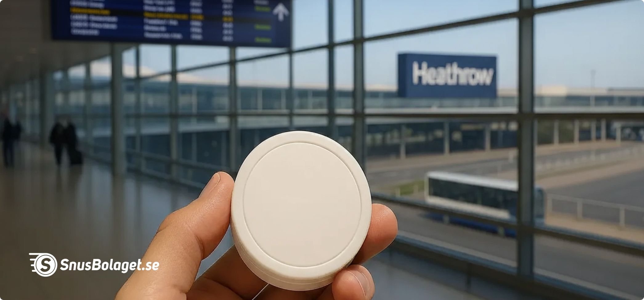 Resa med snus till England